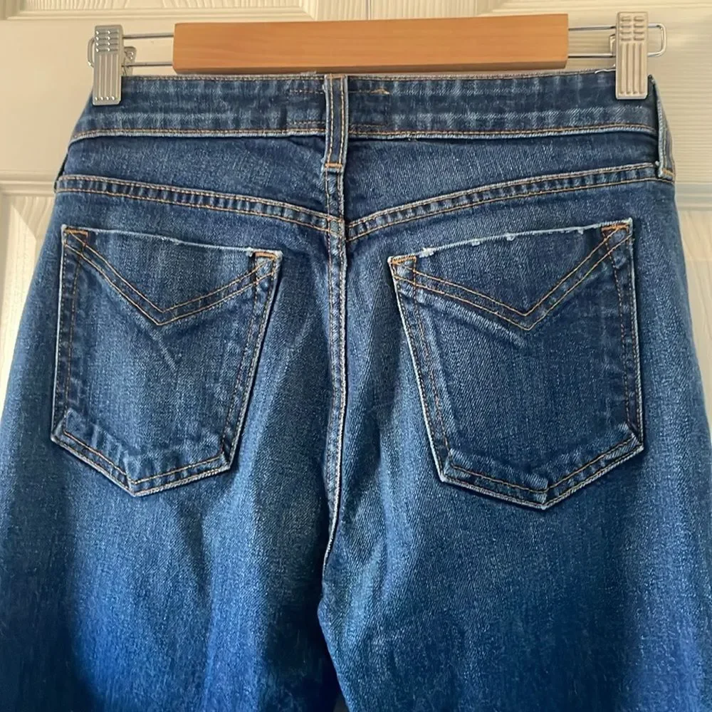 Derek Lam 10 Crosby Dip Dye Jane Flip Fop Jeans Size 27 festival rodeo jeans